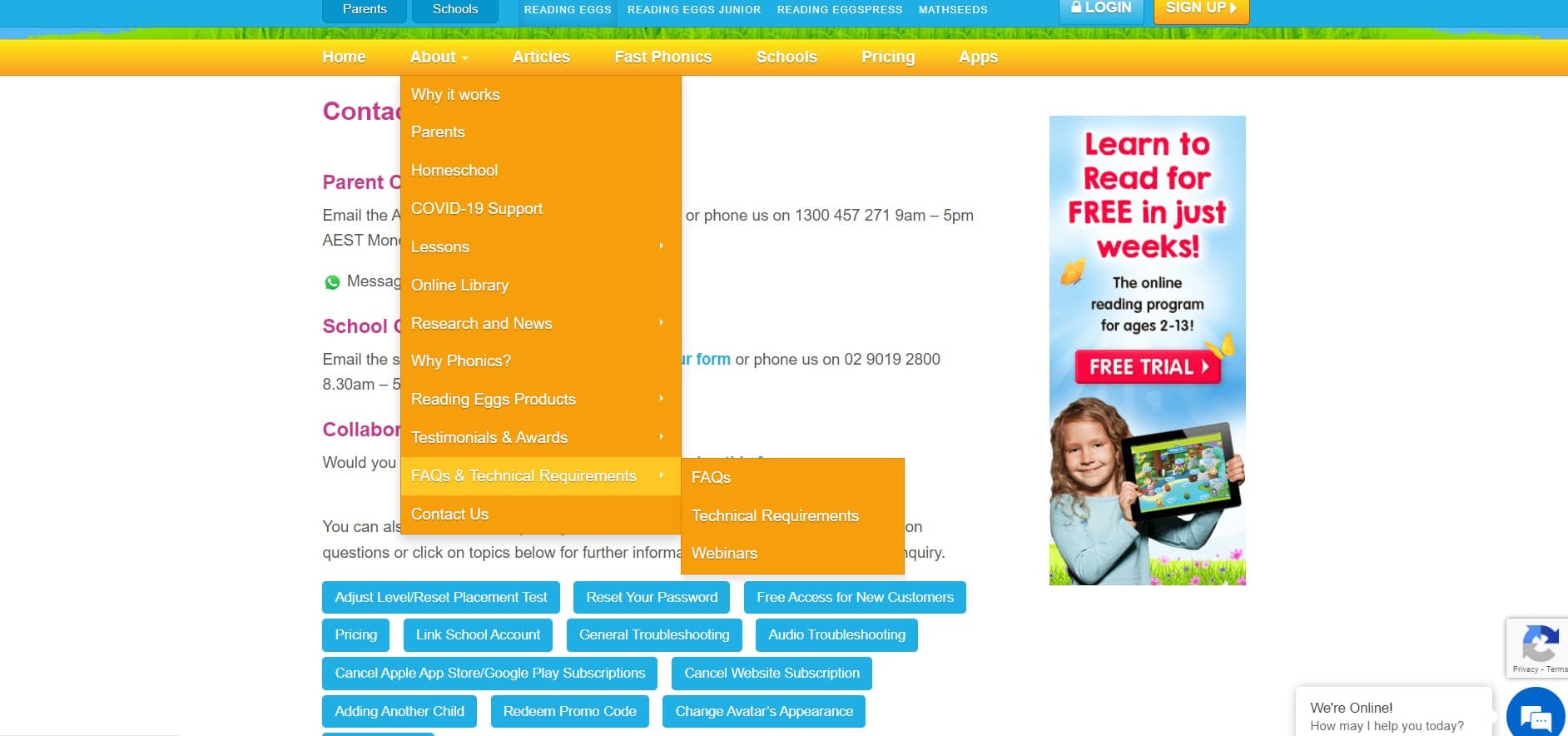 get-help-during-your-reading-eggs-free-trial