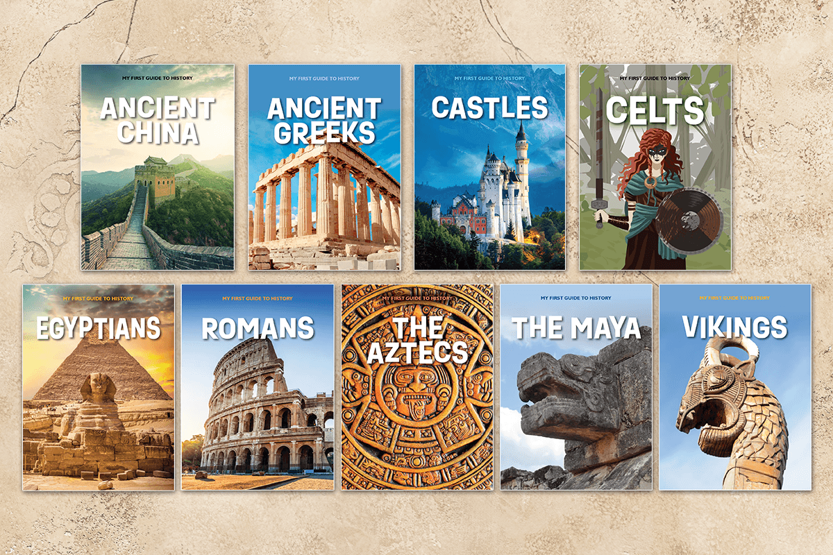 Examples of the nonfiction books about Ancient Civilisations in the Reading Eggs Library