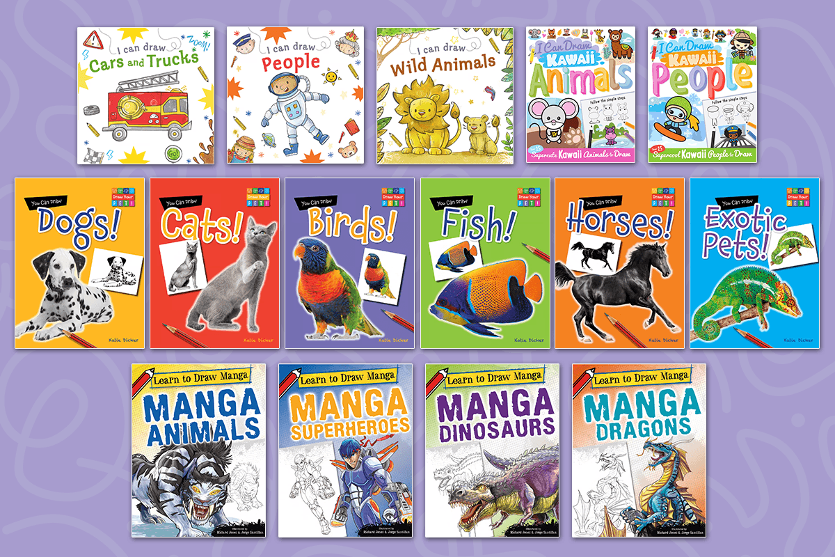 The Reading Eggs Library includes Learn to Draw books to nurture your child's creative skills.