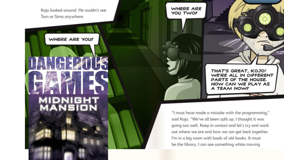 chilling thriller book for kids – Midnight Mansion