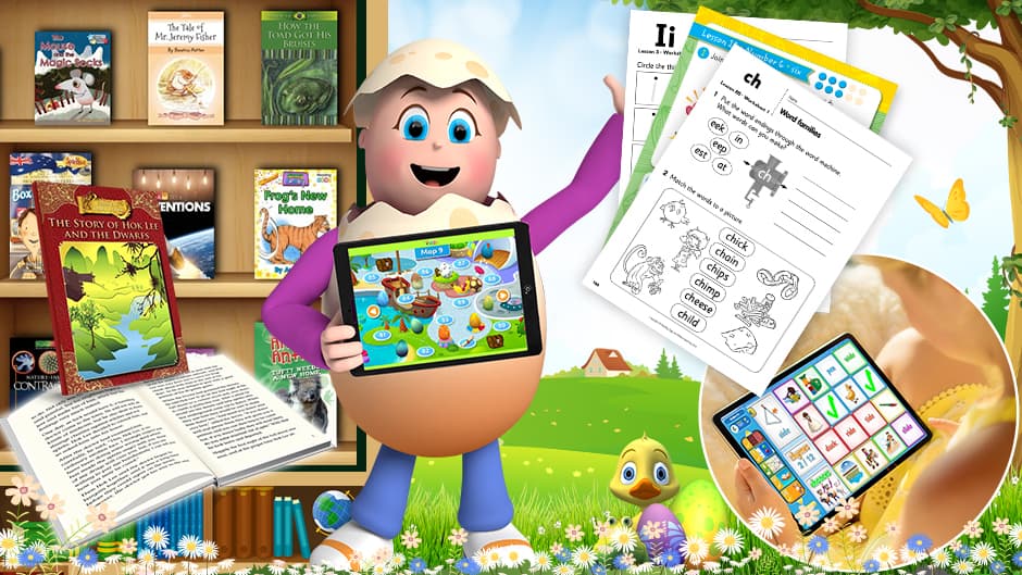 Reading Eggs can be used as a comprehensive homeschool curriculum or as a supplementary learning resource